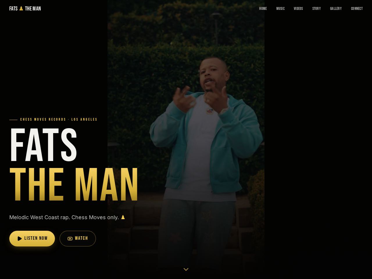 FATS THE MAN website preview
