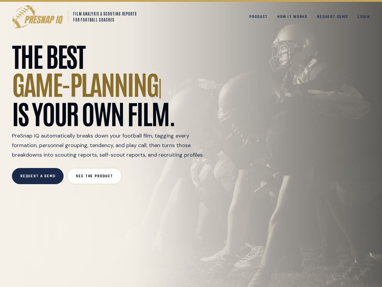 PreSnap IQ website preview